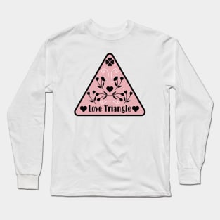 Love Triangle | Book Tropes | Book themed Long Sleeve T-Shirt